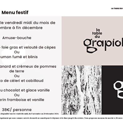 La Table du Grapiot