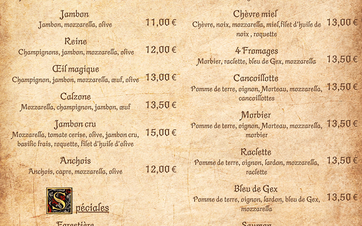 Pizzeria de l'Horloge