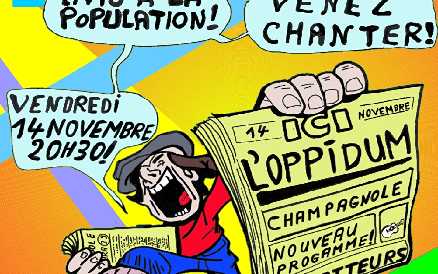 Kommen Sie und singen Sie mit den Kratzern