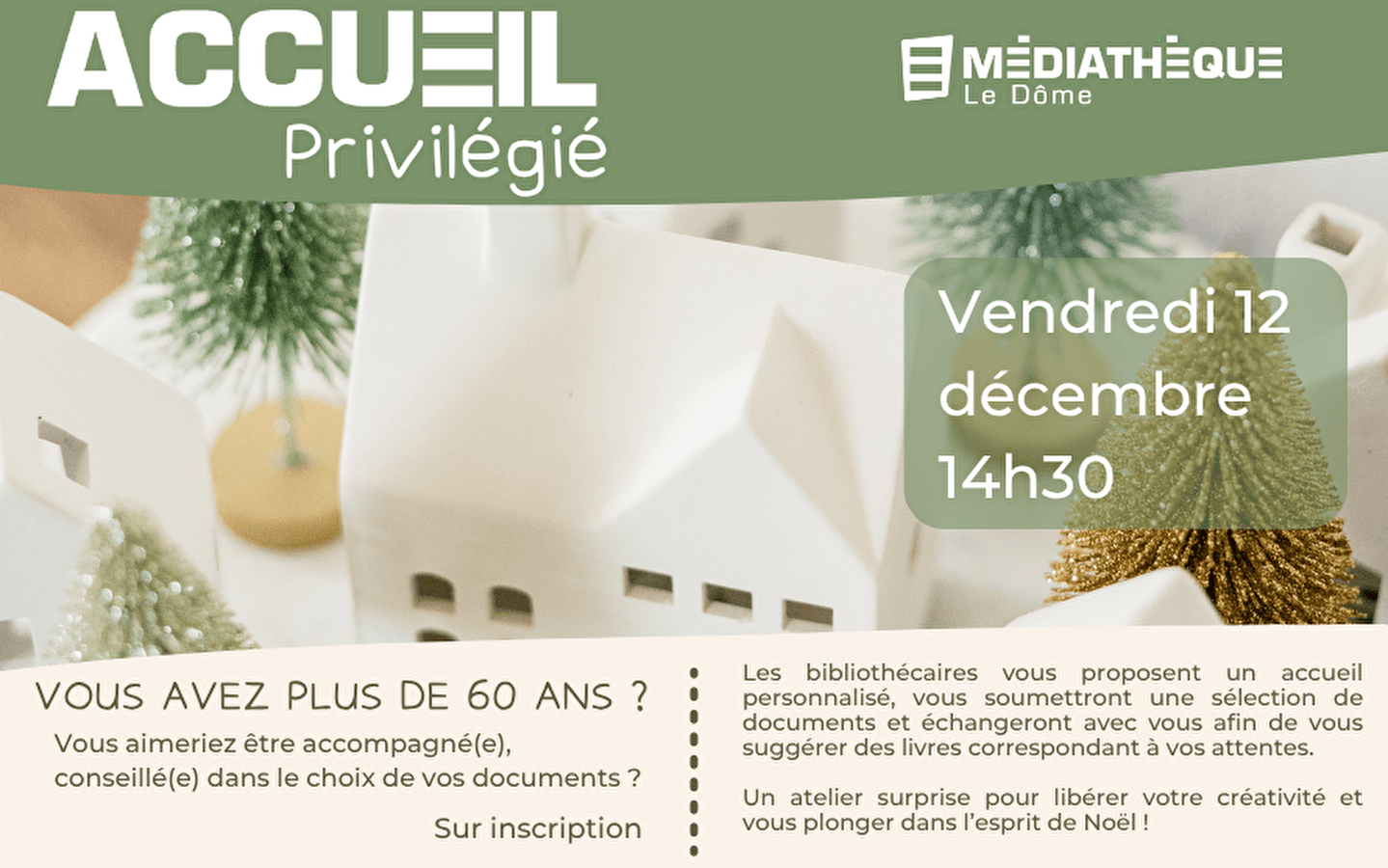 Mediathek Le Dôme: Privilegierter Empfang