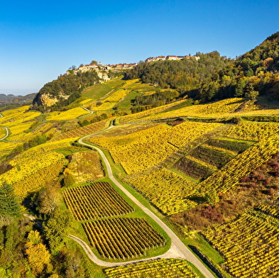 Château Chalon und Baume les Messieurs - 'Plus beaux villages de France' im Jura