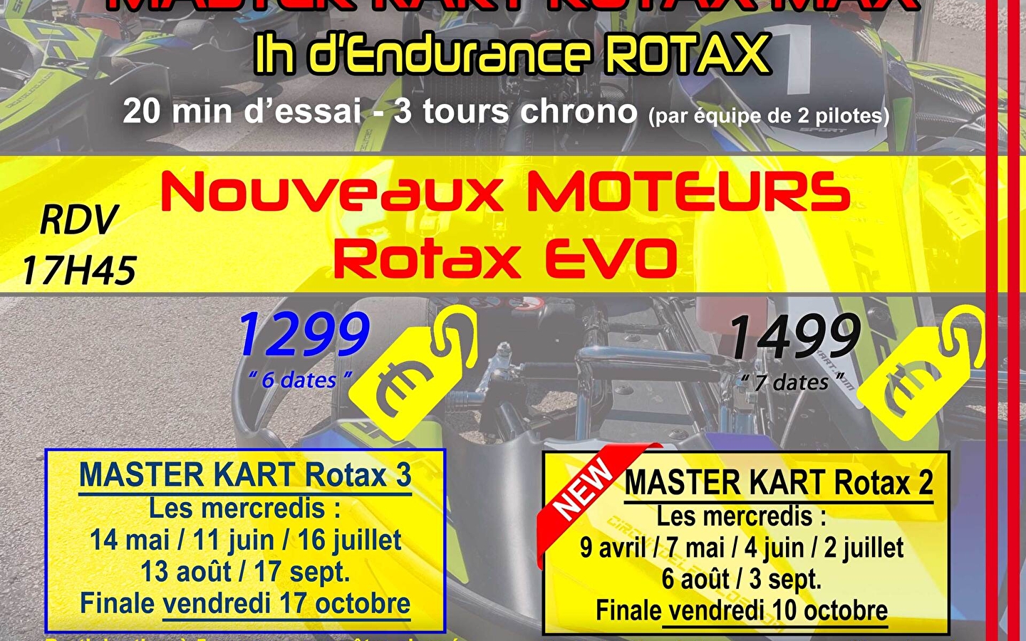 Karting - Challenge master kart rotax max