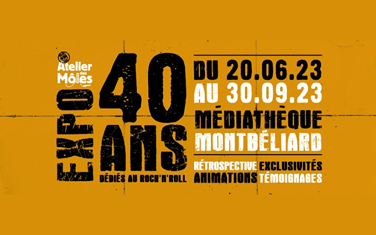 Ausstellung 40 Jahre dem Rock'n'Roll gewidmet