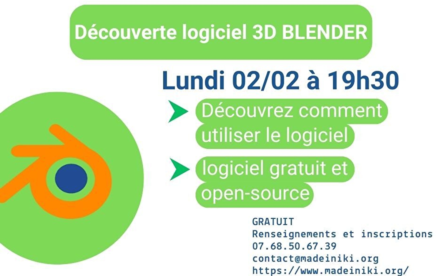 Entdeckung der 3D-Software Blender