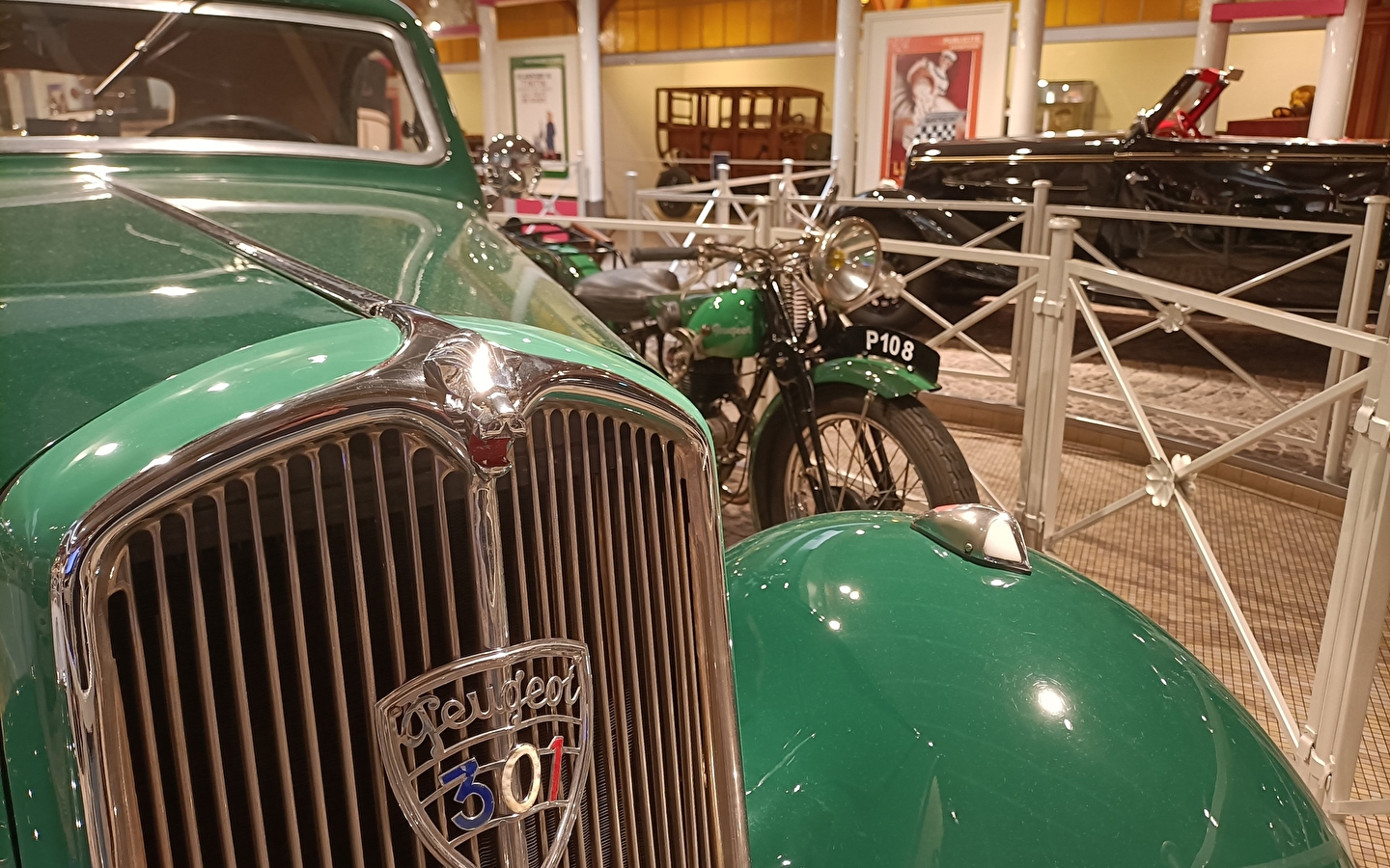 Herbstferien im Musée de l'Aventure Peugeot (Museum des Peugeot-Abenteuers)