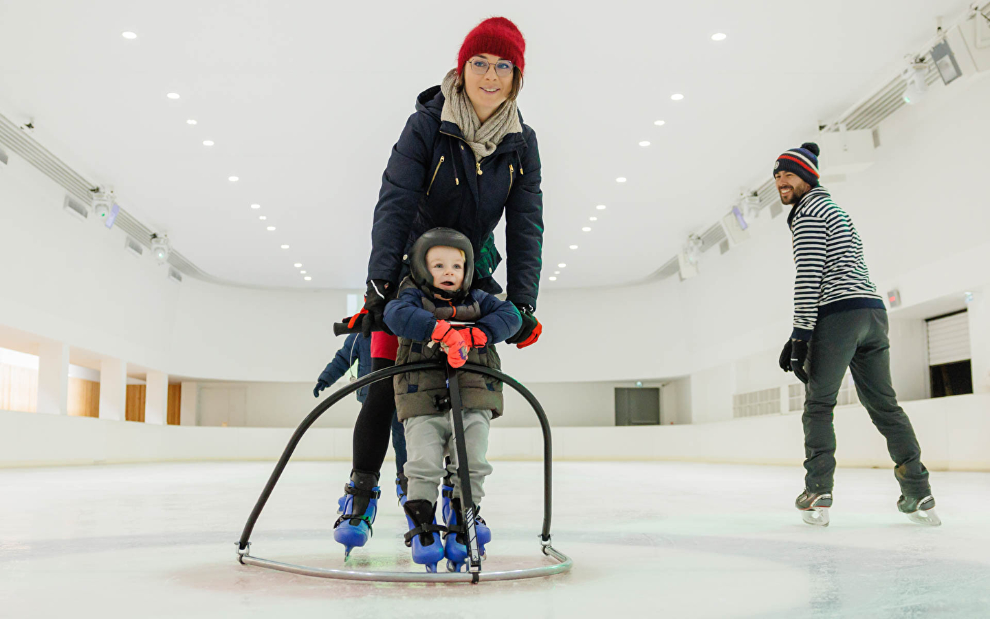 Winterprogramm der Eisbahn in Prémanon