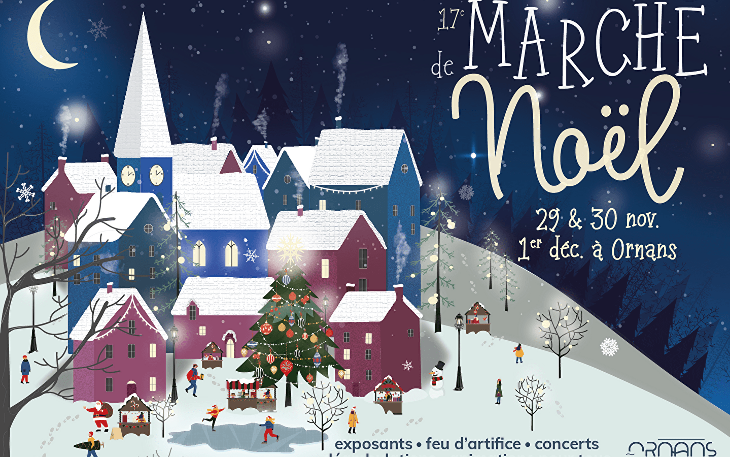 Weihnachtsmarkt in Ornans