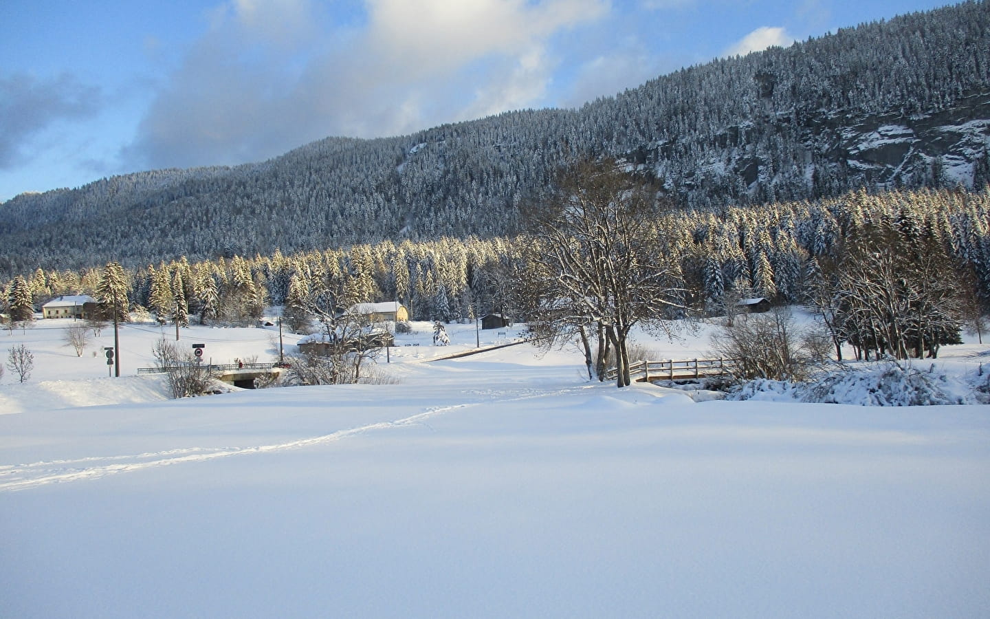 Piste de ski de fond : Jonction la Vattay - Mijoux