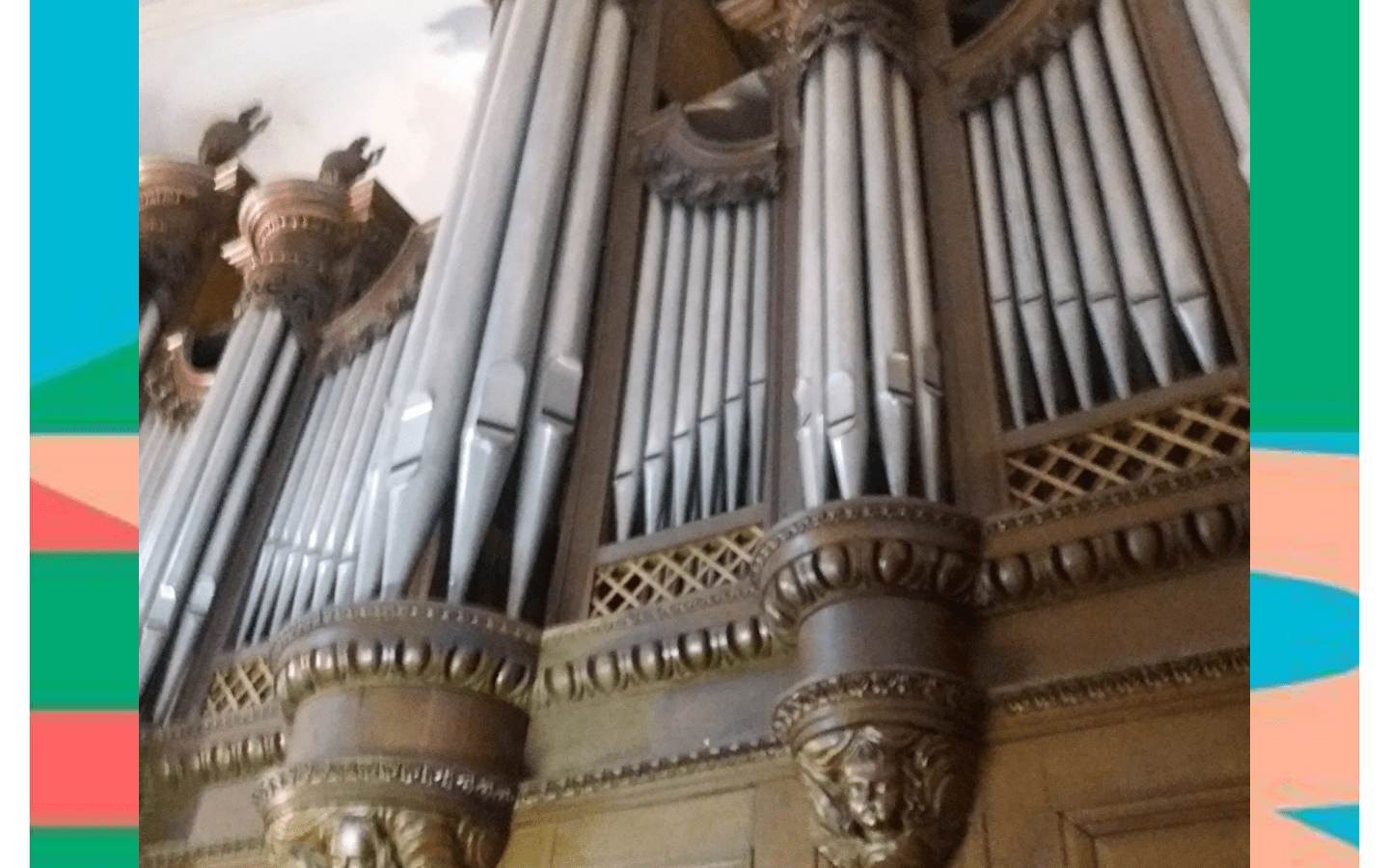 Europäische Tage des Kulturerbes: Aufstieg auf die Empore der Orgel der Kirche Saint-Martin.