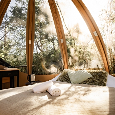 La bulle à ossature bois des Géorennes