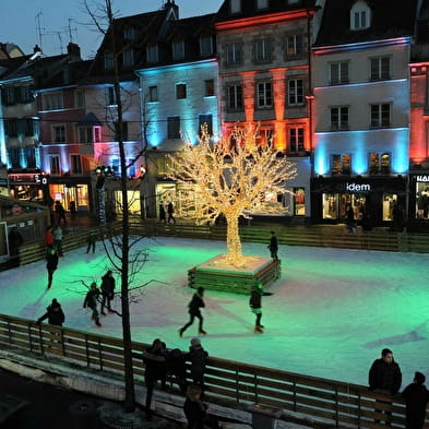 Die Weihnachtsbeleuchtung von Montbéliard