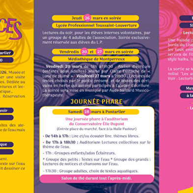 LECTURBULENCES, Poetische Begegnungen 