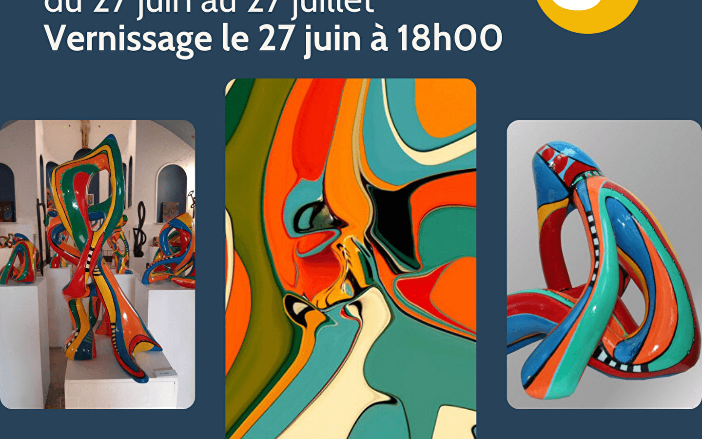 Ausstellung von Loren Venancio - Bildende Künstlerin. Vernissage am Freitag, den 27. Juni um 18 Uhr
