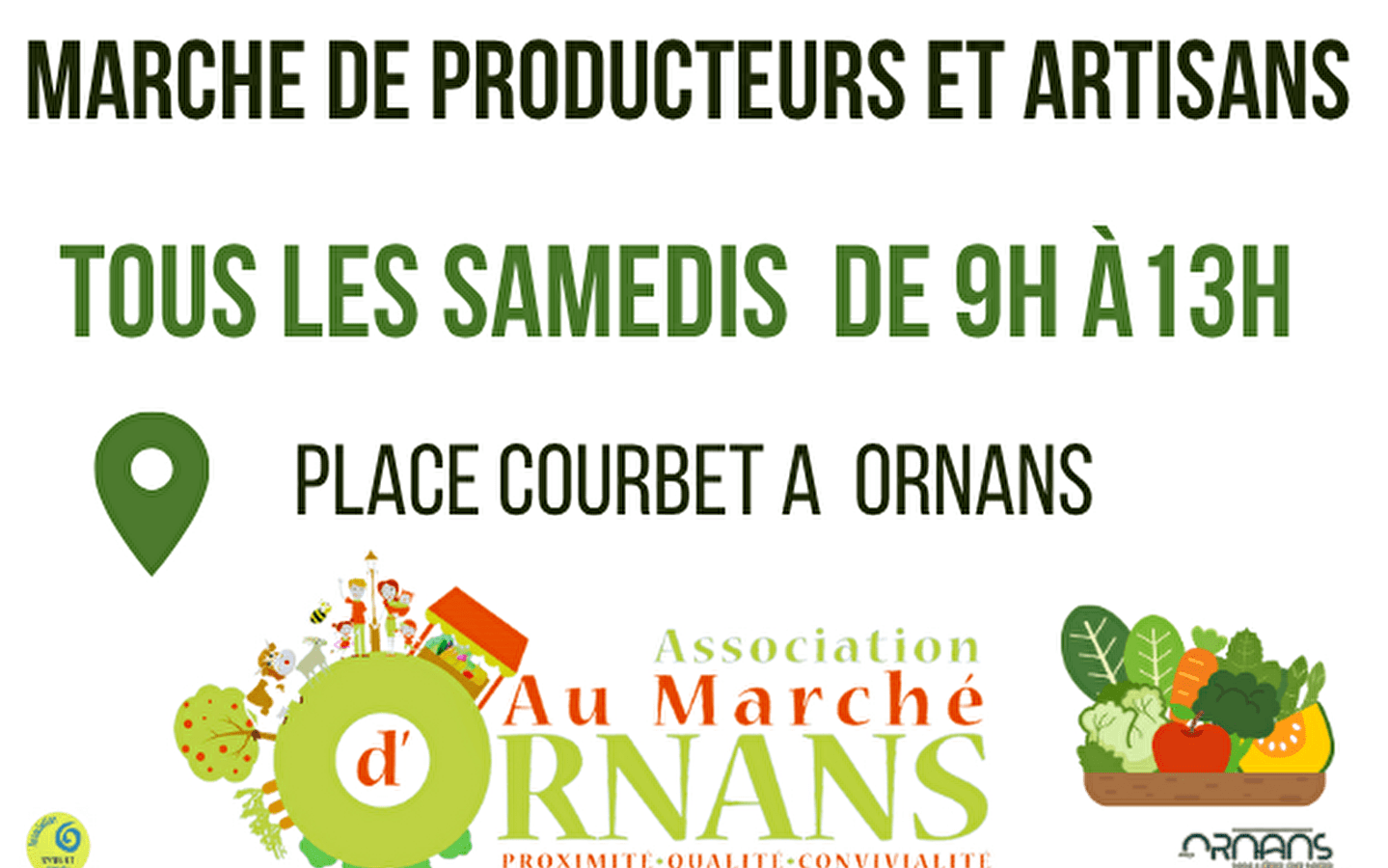 Auf dem Markt in Ornans