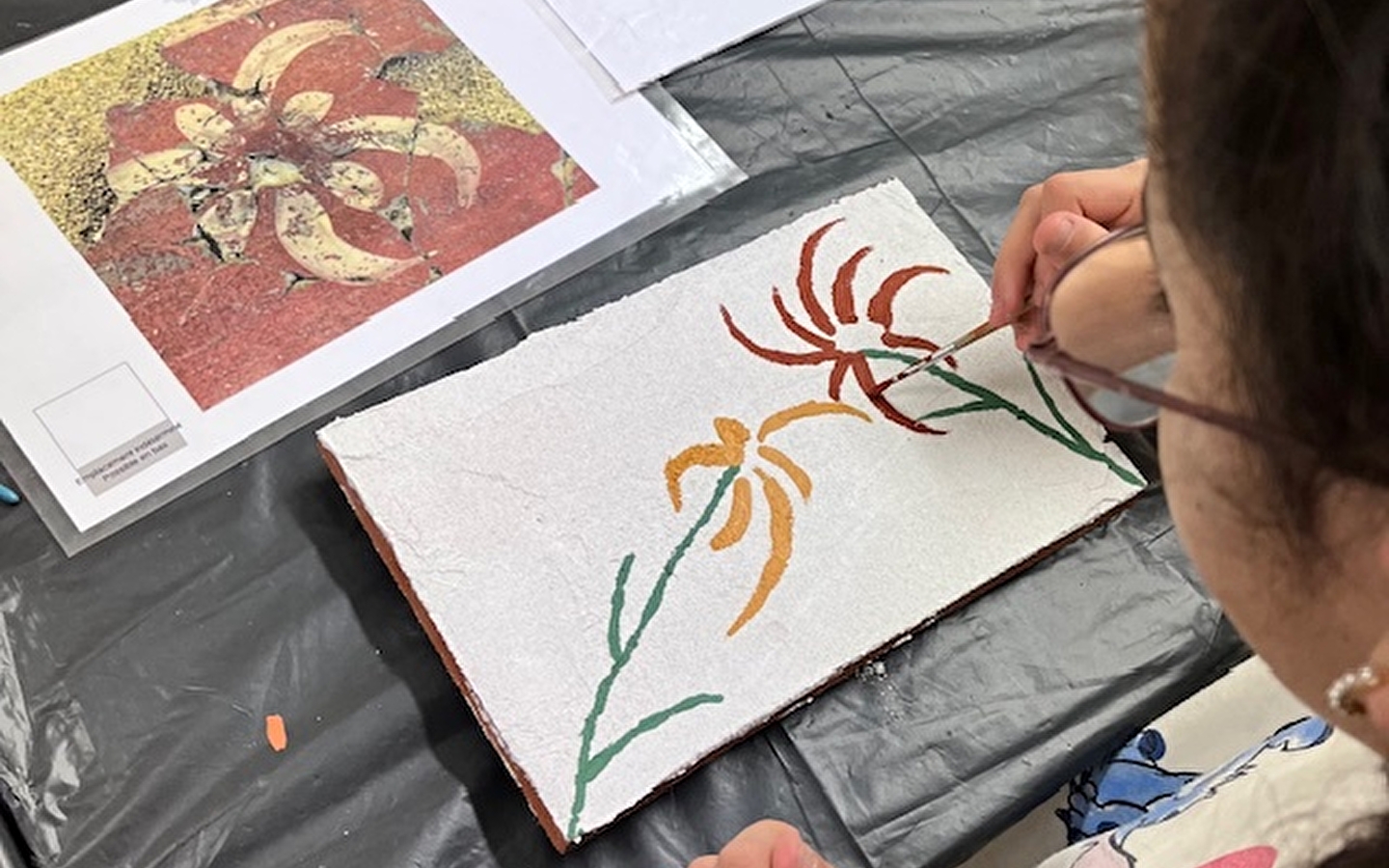 Fresko im römischen Stil - Familienworkshop