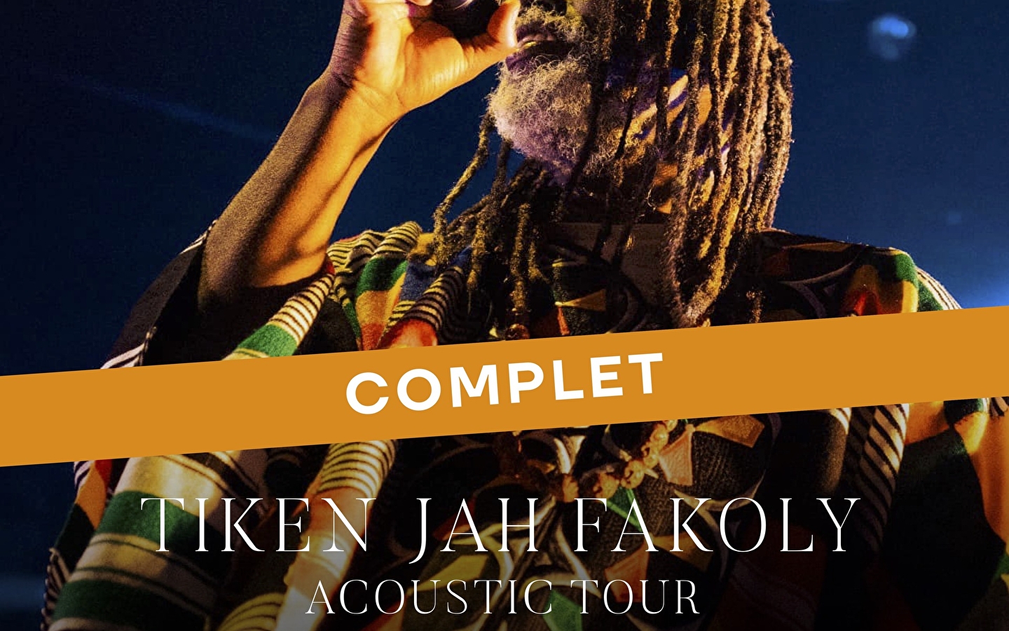 Konzerte Aktuelle Musik - Tiken Jah Fakoly - Acoustic Tour [AUSGEBUCHT]