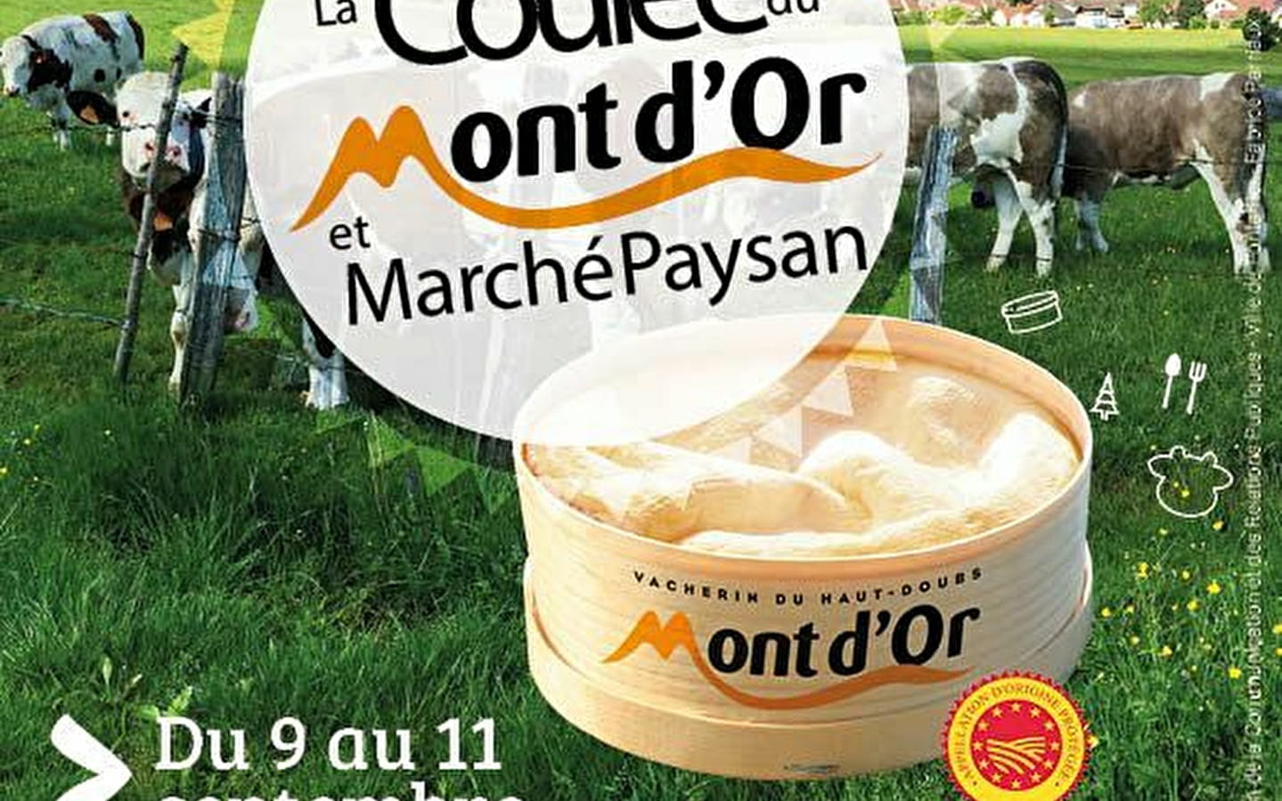 Coulée du Mont d'Or und Bauernmarkt
