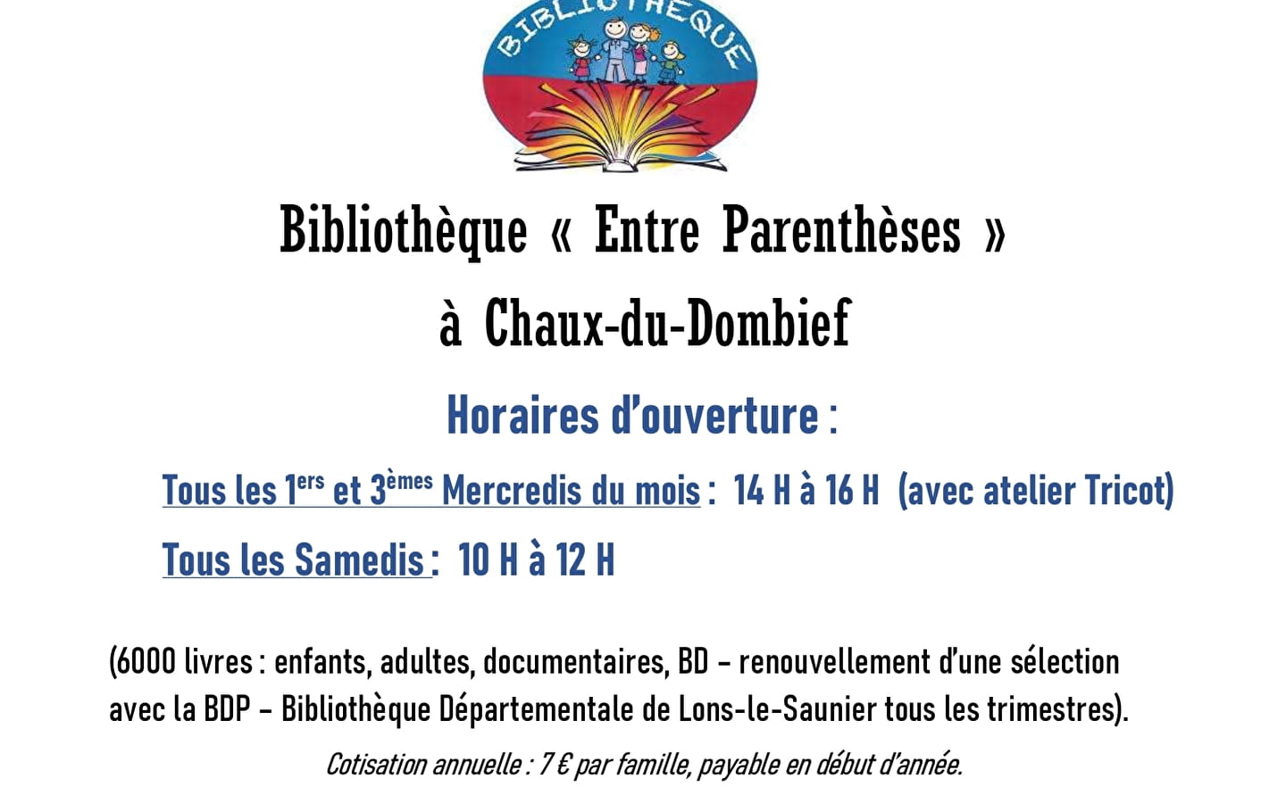 Bibliothèque de Chaux-du-Dombief