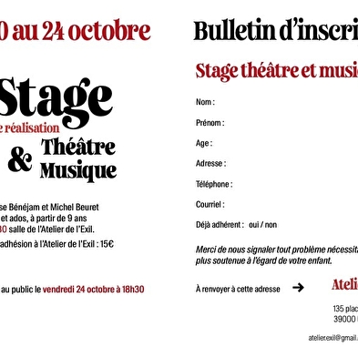 Theater- und Musikpraktikum 