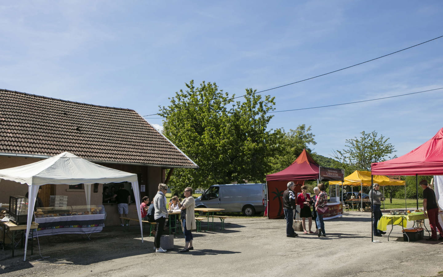 Bauernmarkt in Busy