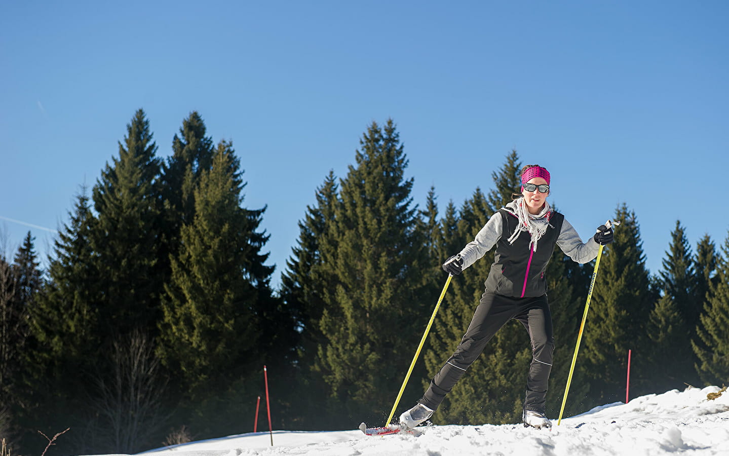 Apremont - Piste rouge de ski nordique