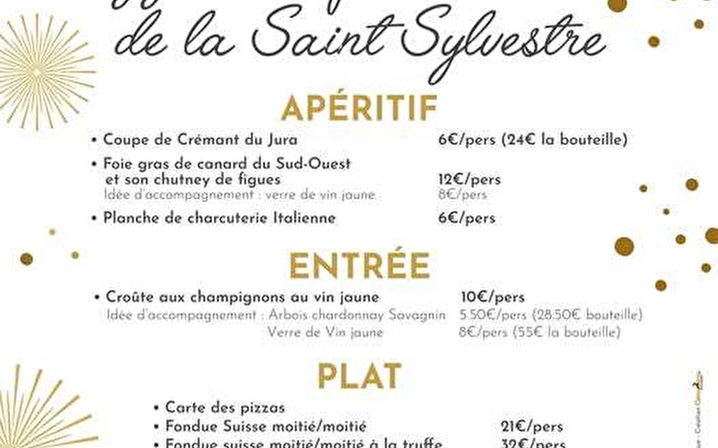 Silvesterabend - L'Hermitage