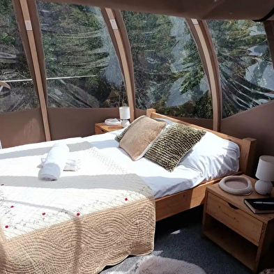 La bulle à ossature bois des Géorennes