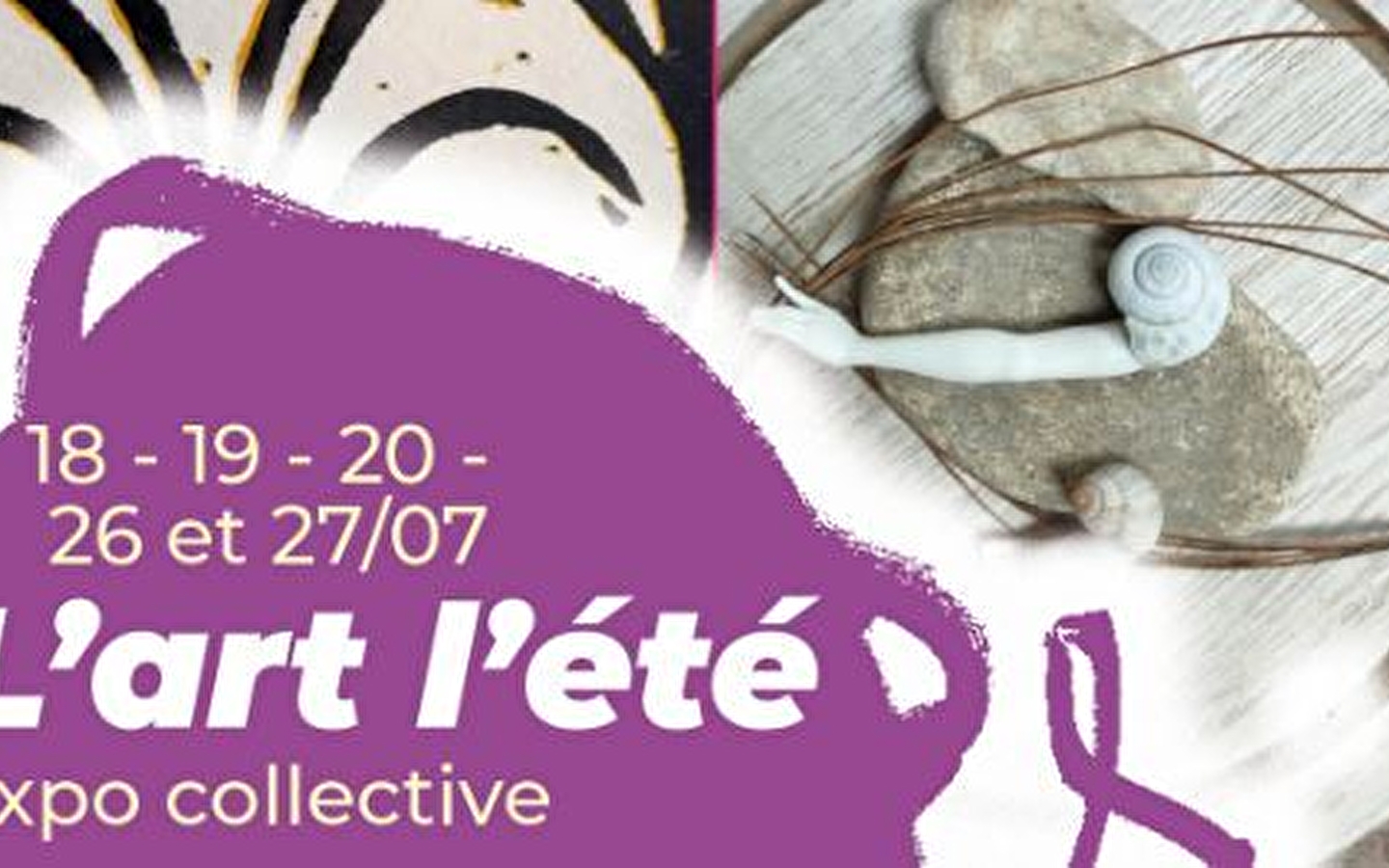 Gruppenausstellung 'L'art l'été' (Kunst im Sommer) im Maison des Ateliers
