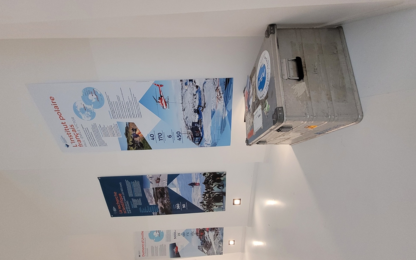 Temporäre Ausstellung 'Das französische Polarinstitut Paul-Émile Victor'.