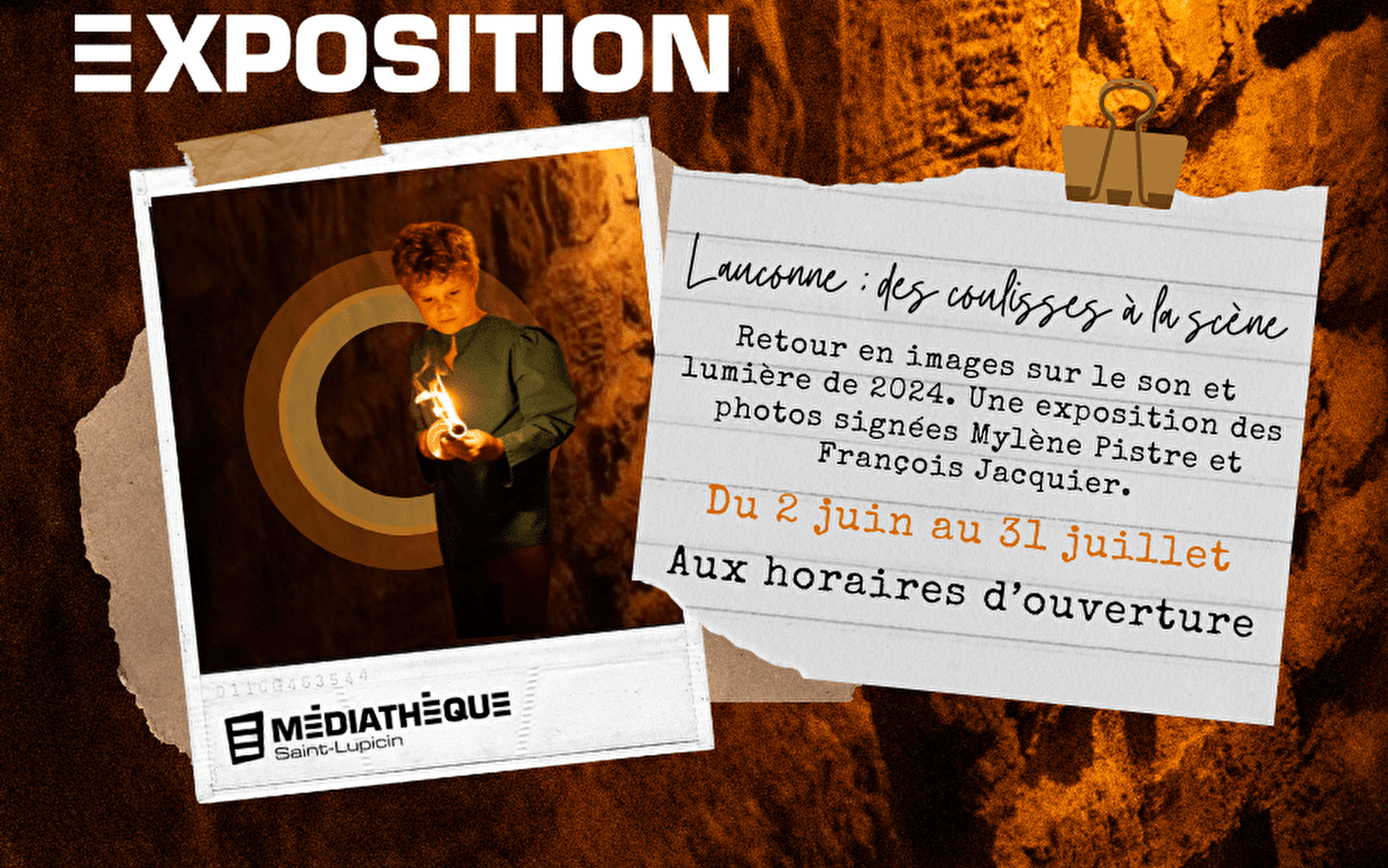 Mediathek in Saint-Lupicin: Ausstellung