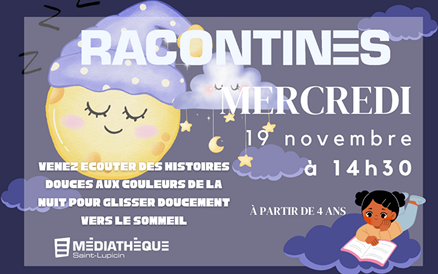 Mediathek in Saint-Lupicin: Racontines