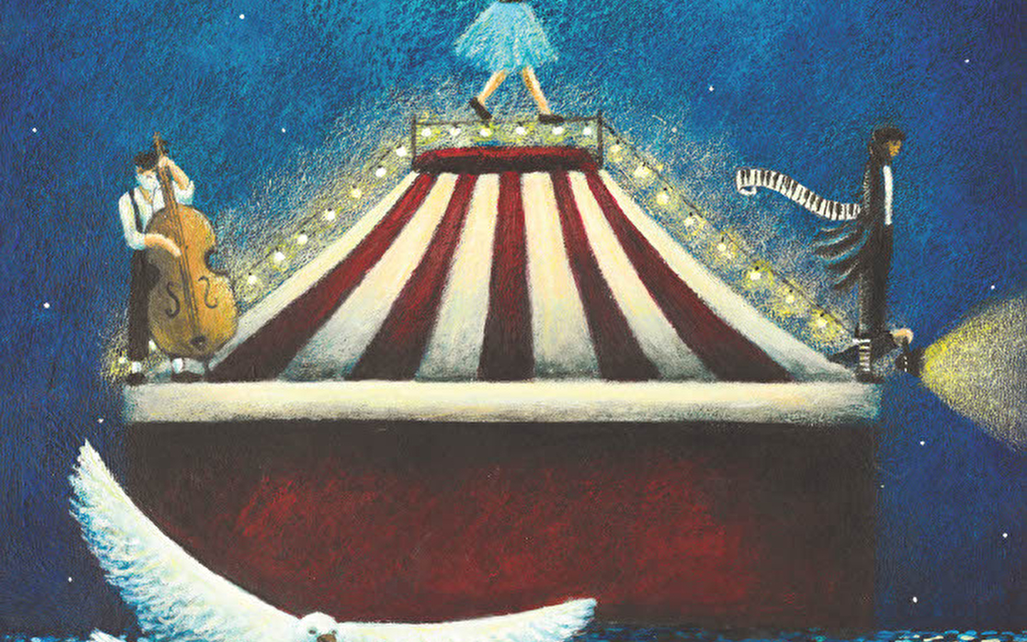 Cap' Zirkusvorstellung in einem Zelt