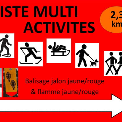 Multi-Aktivitäts-Piste - Lac-des-Rouges-Truites