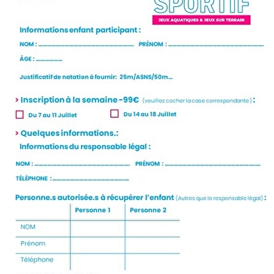 Sportpraktikum Aquaparc ISIS