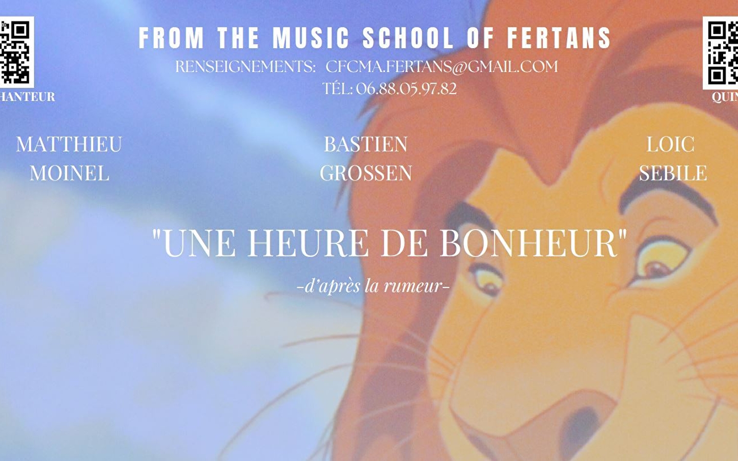 Filmkonzert: Eine Stunde Glück