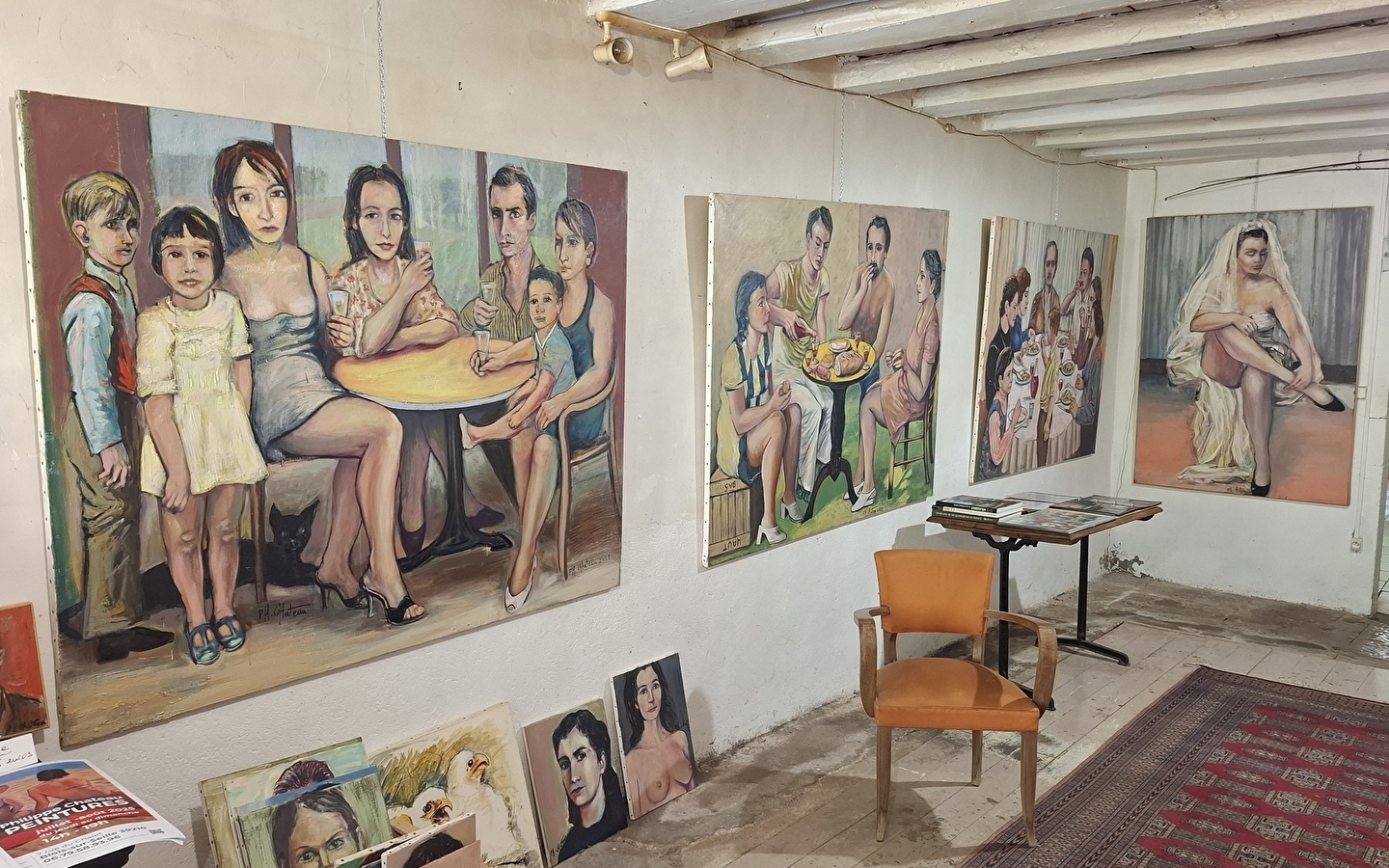 Ausstellung Philippe Chateau, Gemälde