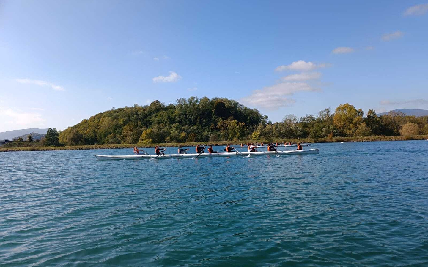 Team Building avec le club Aviron Bugey Haut Rhône