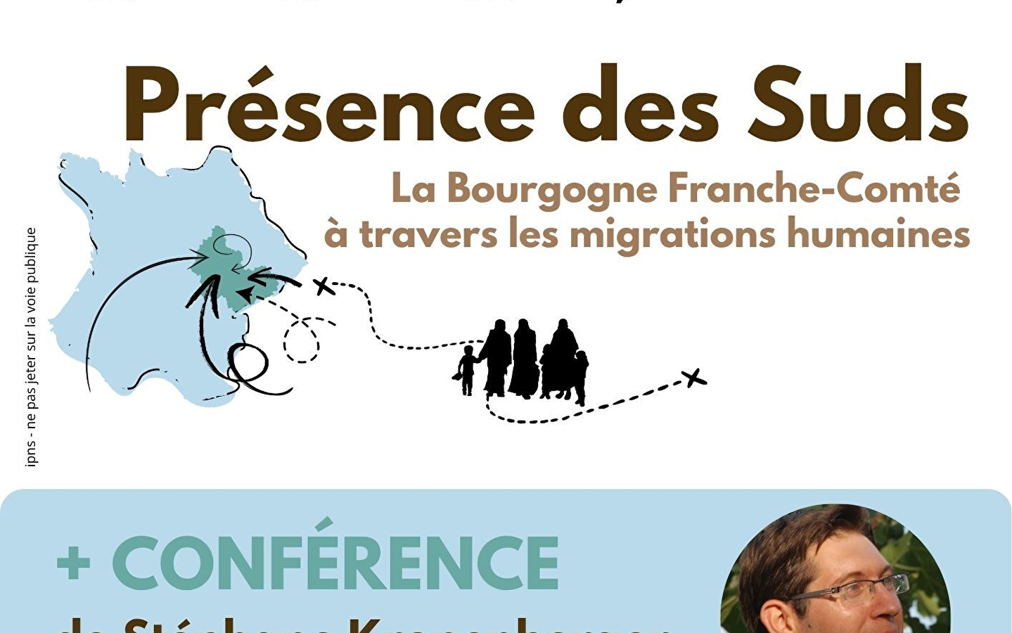 Ausstellung 'Présence des Suds - La Bourgogne-Franche-Comté à travers les migrations humaines' (Präsenz der Süden - Die Region Burgund-Franche-Comté im Spieg...