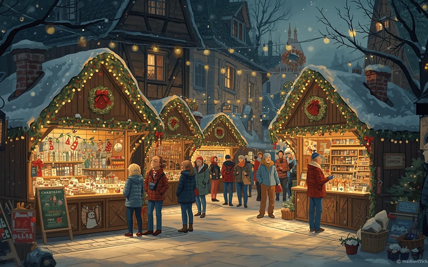 Weihnachtsmarkt in Morez