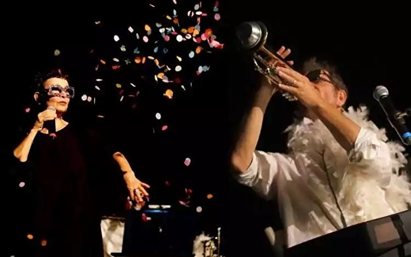 Kleines Duo für große Leinwand