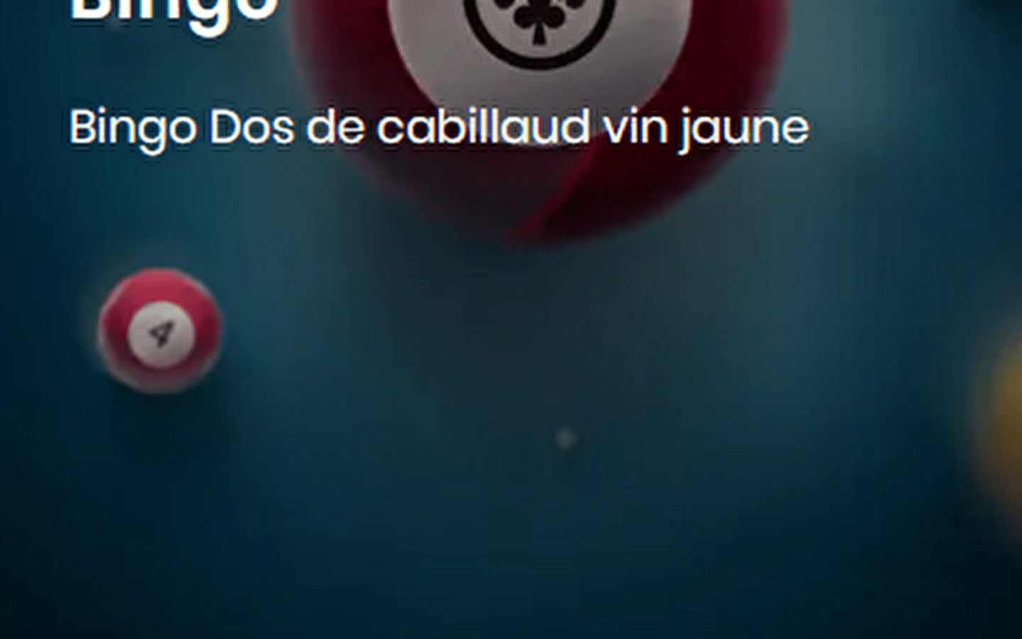 Bingo 'Kabeljau-Rücken'