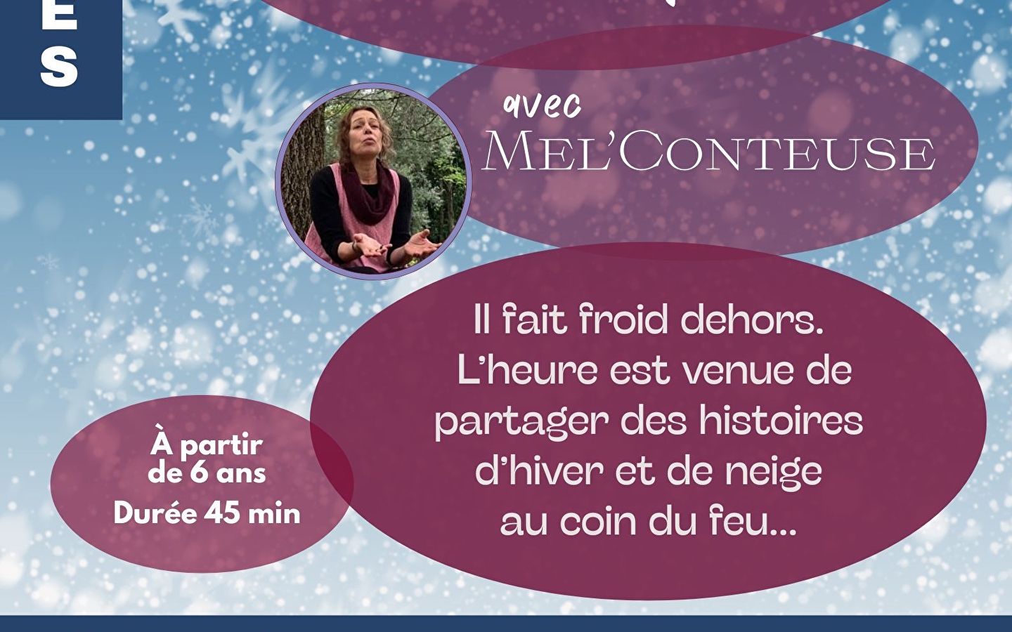 Stunde der Erzählung : Unbewegliche Reise mit Mel' Conteuse