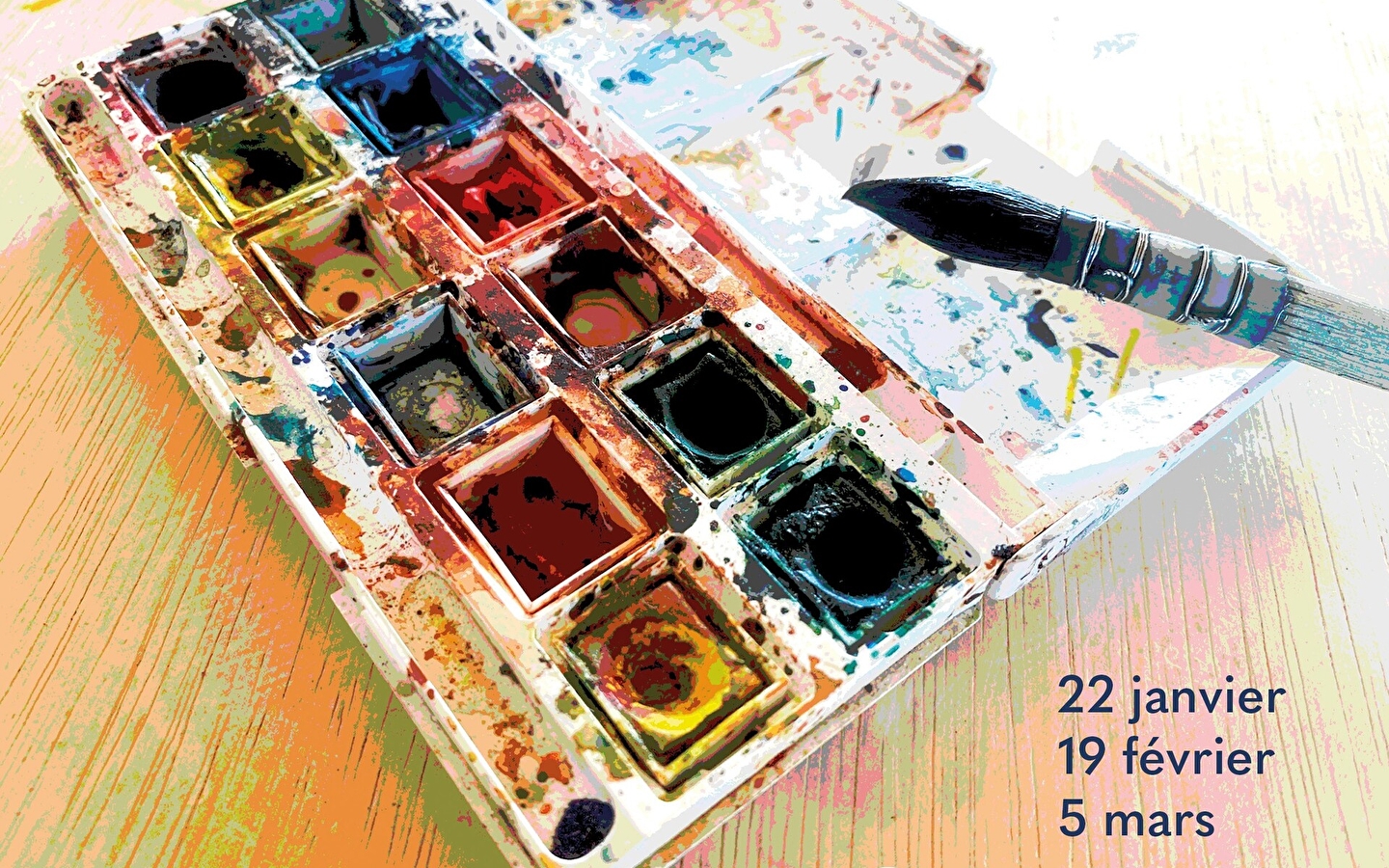 Workshop zur Entdeckung des Aquarells