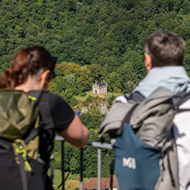 Das Val de Cusance (über das Kreuz von Saint-Erminfroi) 