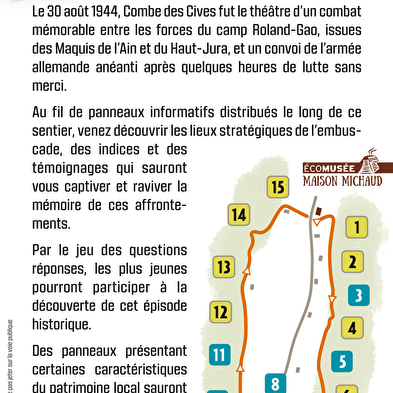 Wanderweg Combe des Cives
