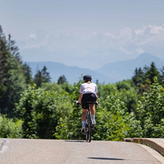 Über dem Genfersee - Fahrradschleife 15 - Hauts-de-Bienne