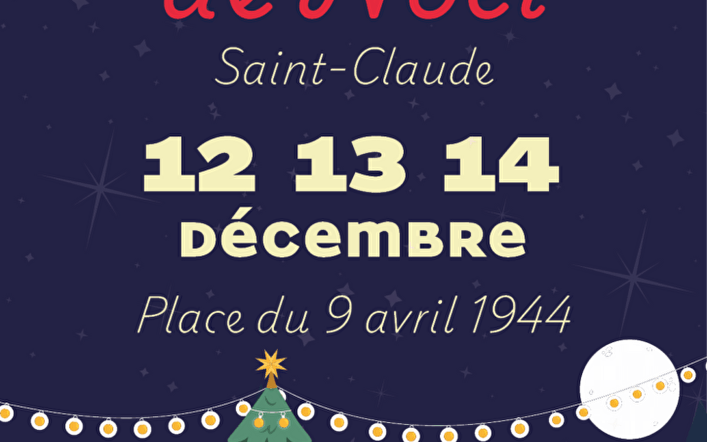 Stadt Saint-Claude - Weihnachtsmarkt 2025
