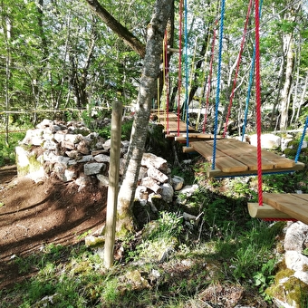 Menth'évasion, parc accrobranches - CHEZERY-FORENS