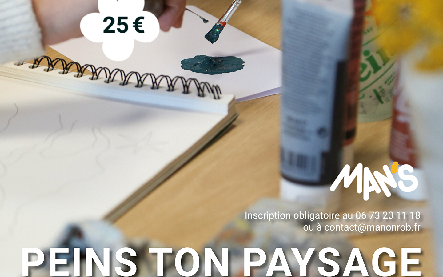 Workshop 'Male deine Landschaft des Haut-Jura'.