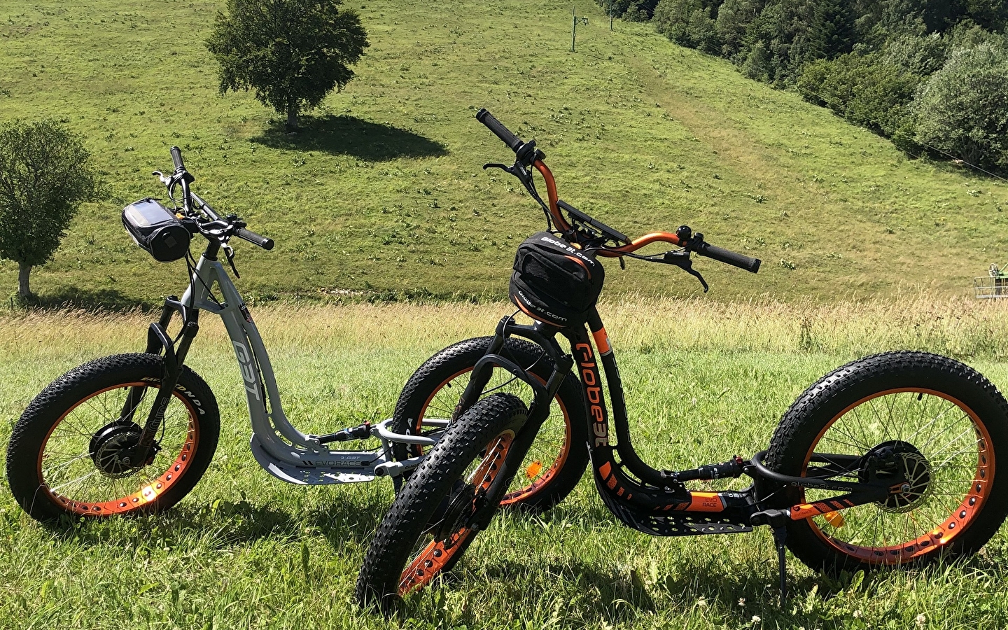 Ain'sTemps Loisirs : swincars et trottinettes tout-terrain électriques sur le Plateau de Retord